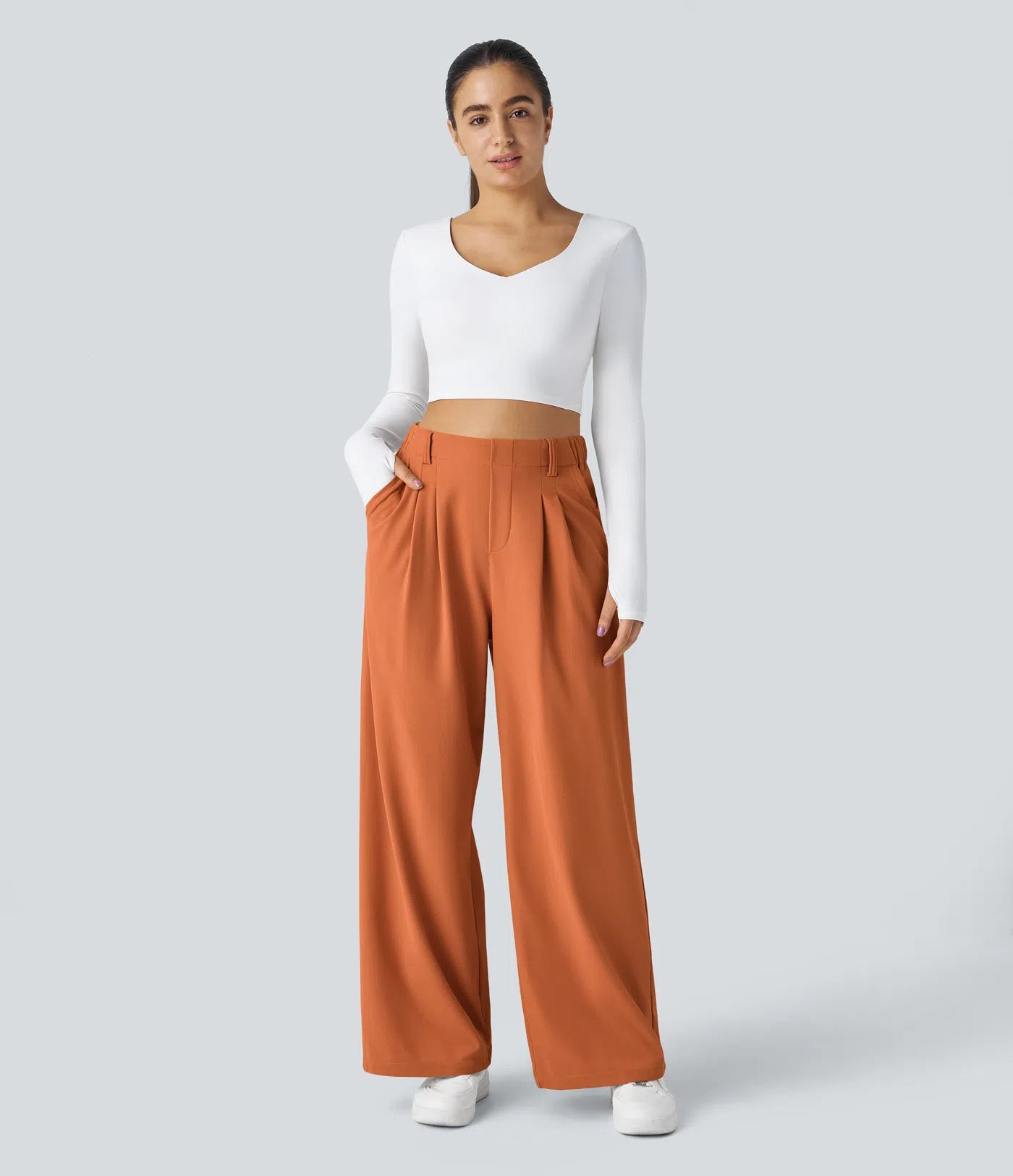 Pantalón Roma - Pierna ancha y cintura alta