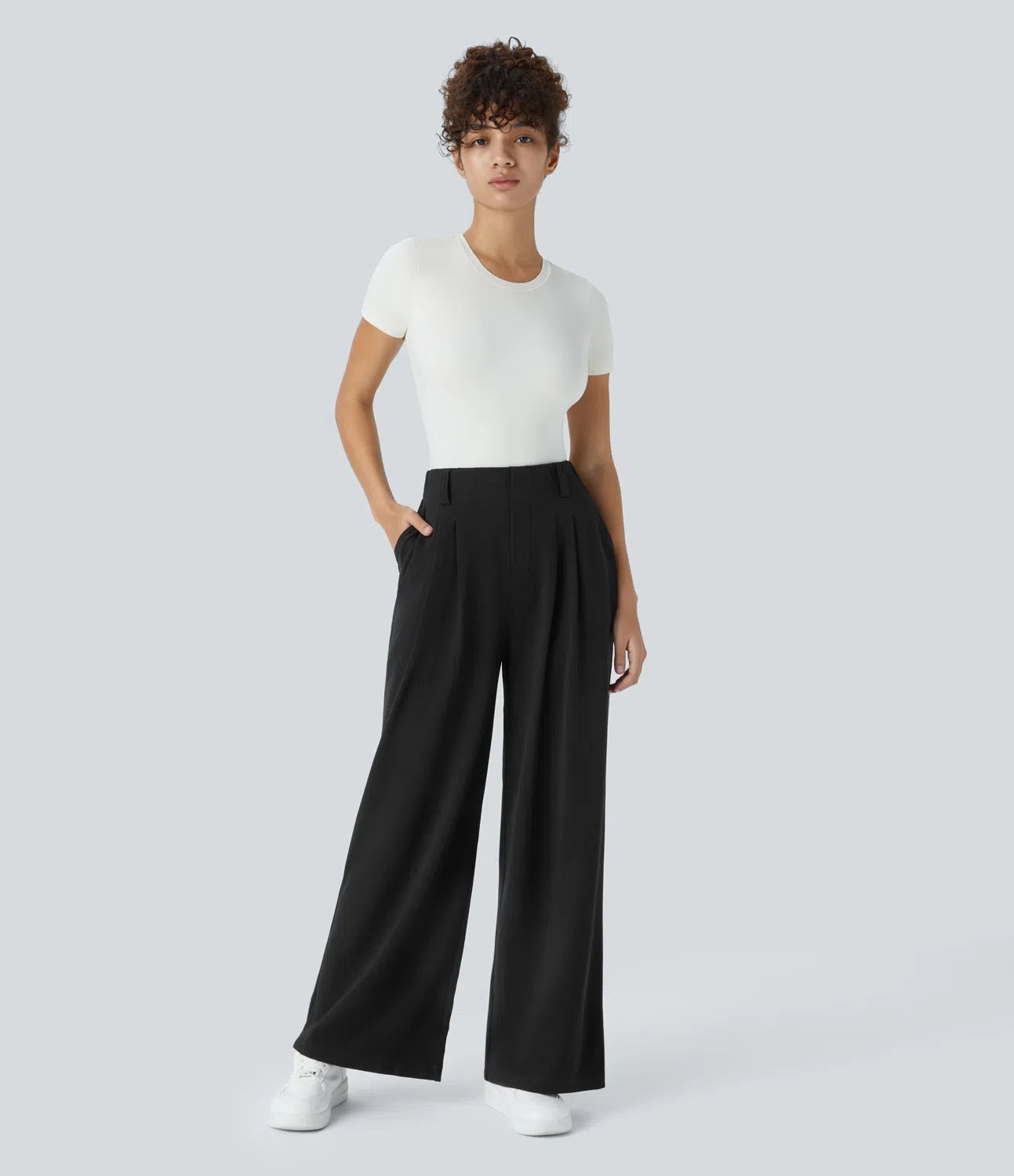 Pantalón Roma - Pierna ancha y cintura alta