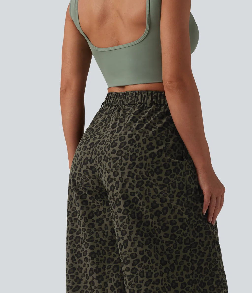 Pantalón Milano  - Casual de tiro medio y pierna ancha