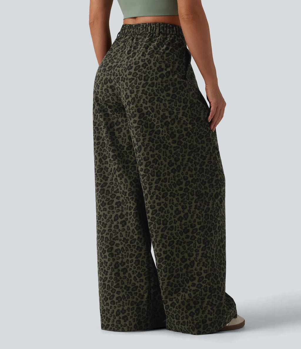 Pantalón Milano  - Casual de tiro medio y pierna ancha