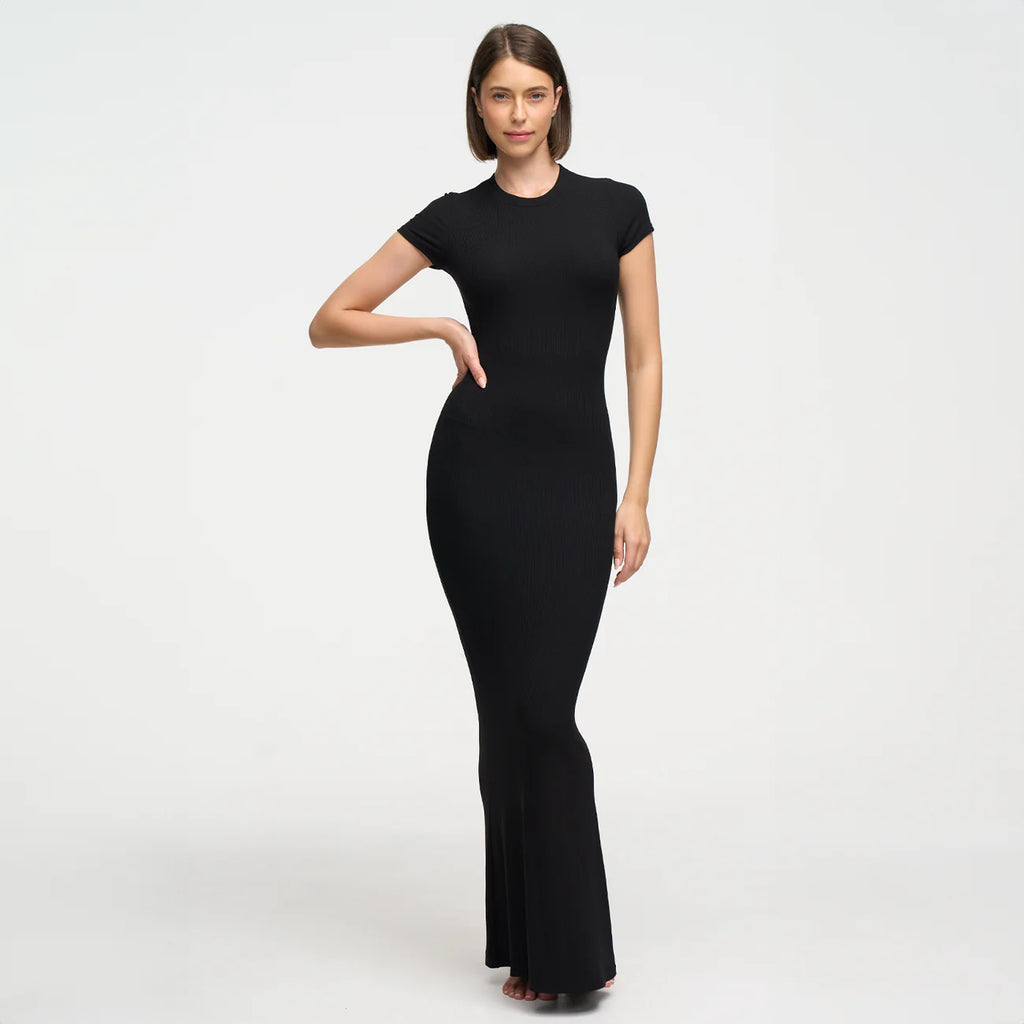 Vestido Ginebra - Largo, elegante y con efecto estilizado