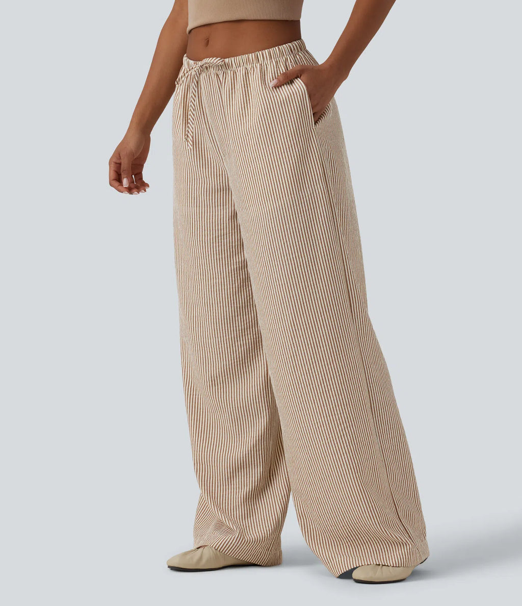 Pantalón Marbella - Elegancia mediterránea a rayas