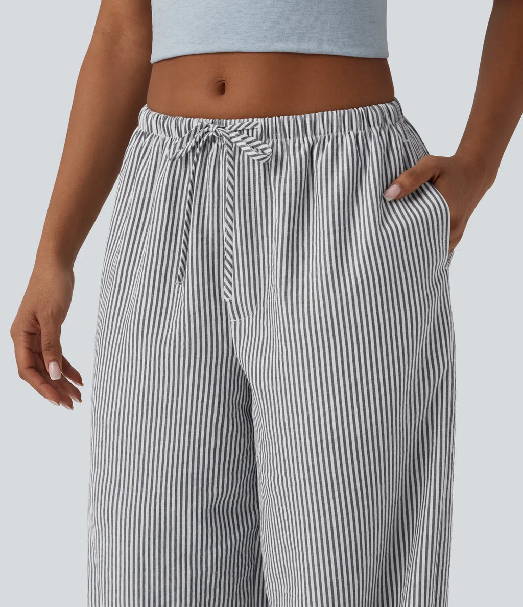 Pantalón Marbella - Elegancia mediterránea a rayas