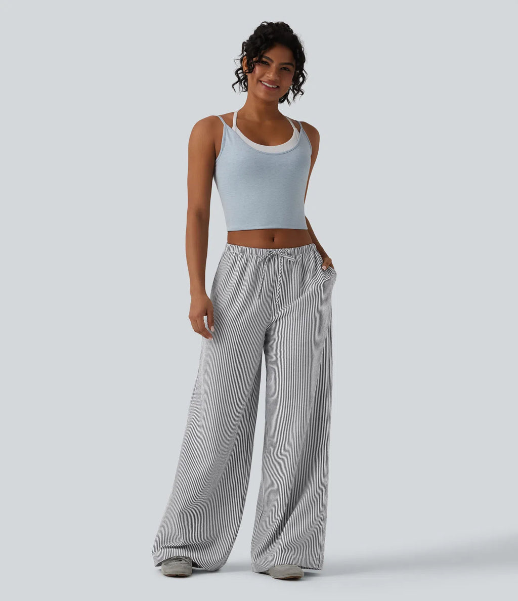 Pantalón Marbella - Elegancia mediterránea a rayas